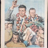 La Domenica del Corriere 19 settembre 1954 Coppi