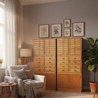 Cassettiera schedario vintage, anni '50