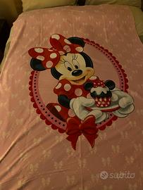 Sacco piumino singolo Minnie con federe