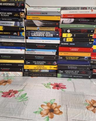 140 libri in blocco – thriller, gialli, narrativa