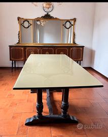 Sala da pranzo, vintage, completa -