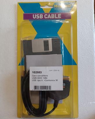 Cavo Convertitore USB a Parallela IEEE 1284 (Centr