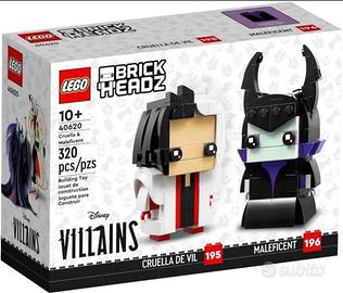 Lego BrickHeadz 40620 Crudelia Demon e Maleficent