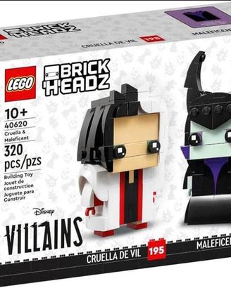 Lego BrickHeadz 40620 Crudelia Demon e Maleficent