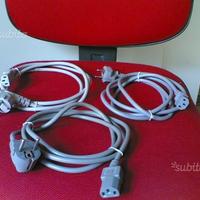 Cavi elettrici C13 / Schuko - 3 pezzi