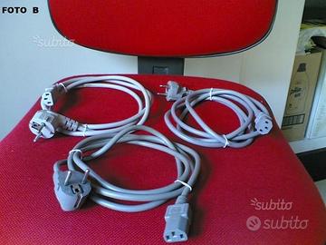 Cavi elettrici C13 / Schuko - 3 pezzi