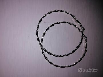 orecchini in acciaio 