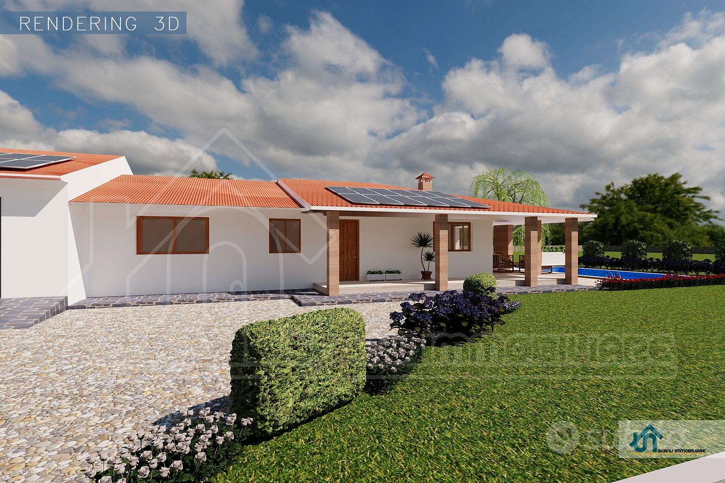 Terreno con progetto per villa con piscina - Vista 5