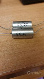 Coppia condensatori ROE 0,068uF 600V matched 0,02%