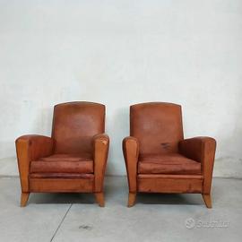 Poltrone club originali anni 1930/40... coppia