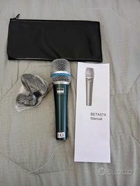 Microfono Beta  57 A  nuovo con scatola