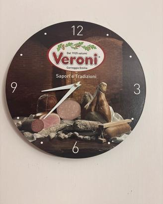 Orologio da parete Veroni – Salumi italiani