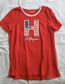 maglietta a maniche corte tommy hilfliger