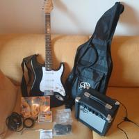 Chitarra elettrica Sx con amplificatore