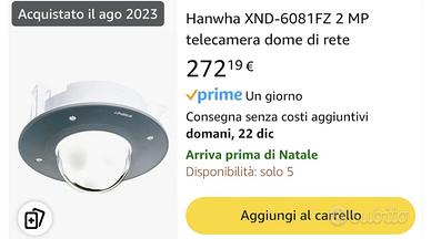 Hanwha (Samsung) XND-6081FZ - Videosorveglianza
