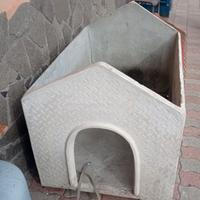 Cuccia per cani in cemento
