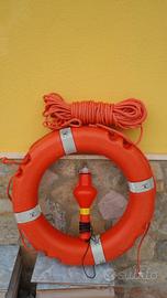 Boetta luminosa,Salvagente con corda.copribarca