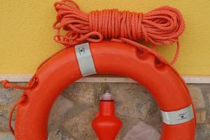 Boetta luminosa,Salvagente con corda.copribarca