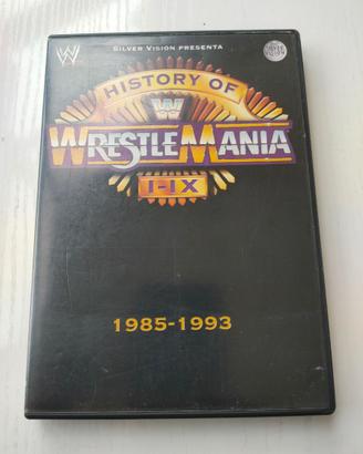 DVD HISTORY OF WRESTLEMANIA I-IX 1985-1993