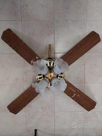 Lampadario ventilatore 