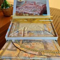 Parure letto matrimoniale cotone e seta