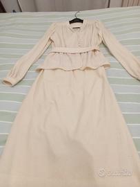 Abito da sposa tailleur in lana cashmere