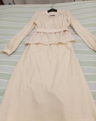 Abito da sposa tailleur in lana cashmere