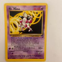 Carta Pokemon Mr. Mime 27/130 Anno 2000
