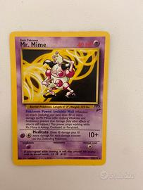 Carta Pokemon Mr. Mime 27/130 Anno 2000