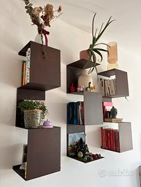 Libreria acciaio Corten