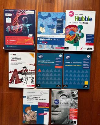 Libri liceo vari terzo anno