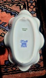 Vassoio Limoges L'Étoile Porcellana e Oro 22K