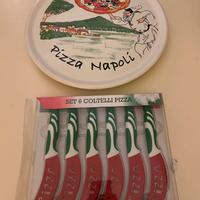 Set piatti e coltelli pizza
