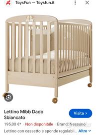 Culla lettino neonato MIBB modello DADO