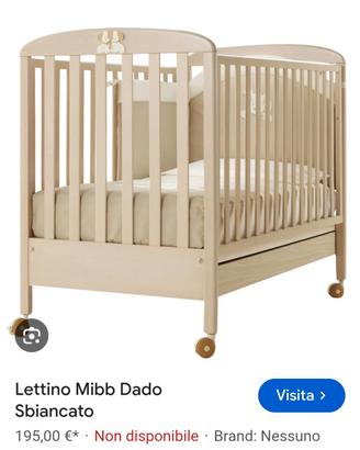 Culla lettino neonato MIBB modello DADO