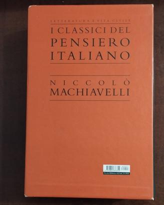 i classici del pensiero italiano Machiavelli 