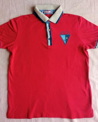 Polo Overkids "New Port" Rossa Taglia XL ragazzo 