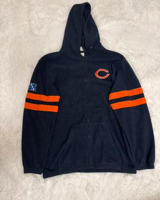 Felpa Zip NFL Chicago Bears Vintage Style
