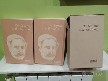 Libro De Sanctis e il realismo 2 vol 1978 Giannini