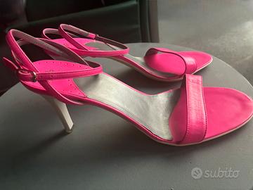FORNARINA Sandali fucsia 39 cinturino / tacco 8cm