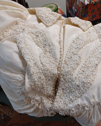 Abito da sposa seta avorio