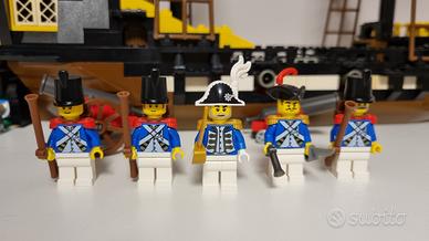 5 minifigures LEGO pirati-pirates soldati imperial