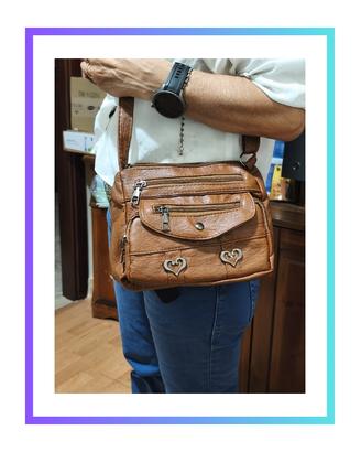 Borsa a tracolla unisex di grande capacità