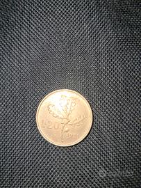 20 lire italiane italiane moneta 1981 euro