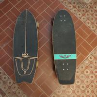 DUE Surf skate, Carver  VON SOL e NKX Maverick