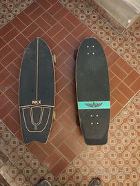 DUE Surf skate, Carver  VON SOL e NKX Maverick