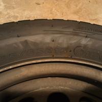  4 gomme complete di cerchioni in ferro 