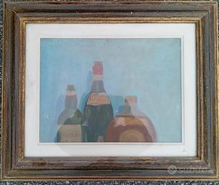Giovanni March. olio su cartone telato. Livorno