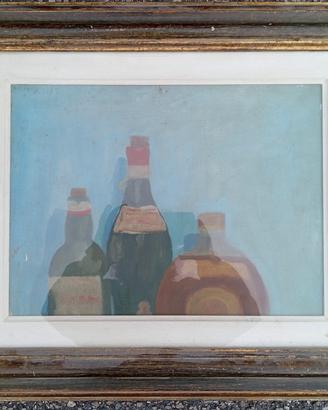Giovanni March. olio su cartone telato. Livorno