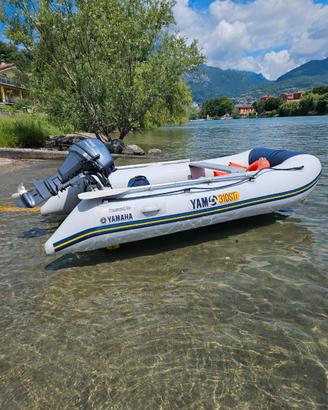 gommone yamaha con motore 9.9cv 4t